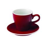 Loveramics - Tulip 280ml Café Latte Cup & Underskål (6 stk) - Red