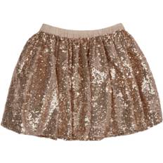 Konges Sløjd Starla Sequin Skirt Str 2Y - Nederdele Polyester hos Magasin - Gold Blush