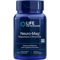 Neuro-Mag® Magnesium L-Threonate - 144 mg- 90 veg kapsler fra Life Extension