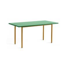 HAY Two-Colour 160 Spisebord, Vælg farve Green Mint/Ochre