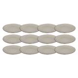 Broste Copenhagen Nordic Plate 26 Cm 12 Pcs - Middagstallerkner Stentøj Sand - 14533019-12pack