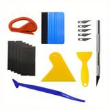 SHEIN New Small Scraper For Car Window Film Car Vinyl Wrap Tool Kit Glass Cleaning Can Be Used For Mobile Phone Film Car Accessories