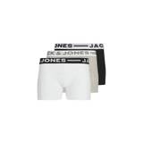 Jack & Jones Junior 3-pak boxershorts multifarvet til drenge - Lysegr� - 128