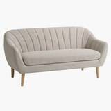 Sofa EGEDAL 2.5-pers. beige stof/egefarve