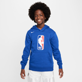 Team 31 Club Fleece Nike NBA-hættetrøje til større børn - blå - S