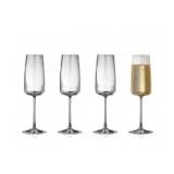 Lyngby Glas - Zero Champagneglas - 4 Stk