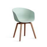 HAY About a Chair - AAC 22 Valnød spisebordsstol - Hay Dusty mint 2.0 Stole - Møbler