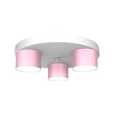 DIXIE Pink/Hvid 3xGX53 loftslampe