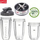 1 Pack Nutribullet Blender Accessories Cup Lids Blade For Mixer Replacement Parts For 600w And 900w 18/24/32oz Cups