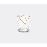 Seletti Glassware - 'Seletti Kintsugi Glass', no 1 in TRASPARENT/GOLD Glass, gold - 12