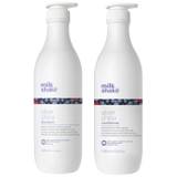 milk_shake - Silver Shine Shampoo 1000 ml + Silver Shine Conditioner 1000 ml - Fri fragt og klar til levering