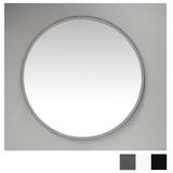 Bathlife Roa 1100 spejl med hvid kant, rundt Ø 110 cm