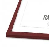 Bordeaux rød Ramme - Flere størrelser - INCADO Nordicline (Variant: 42x59,4 cm - A2)
