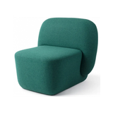 OSHU Lænestol i uld H76 cm - Grøn