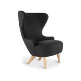 Tom Dixon - Wingback Micro Chair, Tyg: Cat C. Hallingdal 65-0190, Ben: Naturell