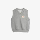 Feather Sweater Vest - Grey melange - 116/122