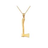 Axe Necklace in 9ct Gold