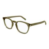 Saint Laurent SL 28 OPT Glasses (Brown - Round - Unisex)