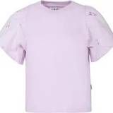 Lyserød T-shirt med blonder Pink 98 CM,128 CM,164 CM,140 CM,152 CM,104 CM,176 CM