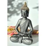 Buddha - Sort 30 cm - Buddha statuer generelt - GodKarmaShop