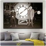 SHEIN 1pcs Back To The Future Poster Classic Movie Print Alternative Film Retro Photo Vintage Style Wall Art Canvas Painting Home Decor No Frame
