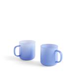 HAY - Borosilicate Mug Set Of 2 - Jade Light Blue