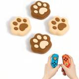 SHEIN 4pcs Cat Paw Thumb Grip Caps,Compatible With Switch & Switch Lite Only,Soft Silicone Joystick Cover
