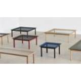 HAY Kofi Table 60x60 cm - Solid Oak / Grey Tinted Glass