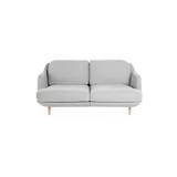Lune Sofa af Jaime Hayon (JH300 - 3 pers. sofa, KATEGORI 1, Børstet aluminium)