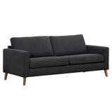 Nordic 2,5 pers. sofa - stof/læder - B 182 x D 92 x H 81 cm