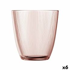 Glas Luminarc Concepto Stripy Pink Glas (310 ml) (6 enheder)