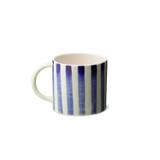 CANDY CUP TALL, Large - Green Blue Stripe