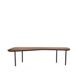 Knoll - Alexander Girard Low Coffee Table, Höjd 35 cm, skiva i Naturlig ek