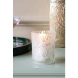 Laura Ashley Pussy Willow Glass Hurricane Candle Holder
