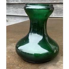 Vintage vase I tykt Grønt glas