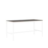 Muuto - Base High Table, 190x50 H:95, White Laminate/ABS/Black