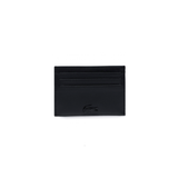 Lacoste Smooth Card Holder Black Leather - ONE-SIZE