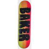 Baker Jammys Skateboard Deck (Theo) - Rød/Orange/Gul - 8"
