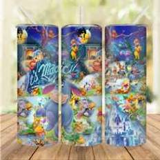 Genuine Authorization Disney Winnie The Pooh Adventure Cute Cartoon Pattern Stainless Steel Insulated Cup oz Tumbler Thermal Cold Water Bottle With St - Style 2 - 20oz
