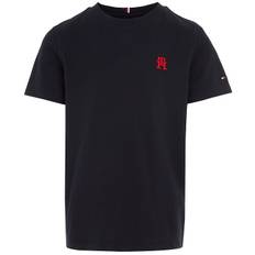 Tommy Hilfiger T-shirt - Pique Monogram - Desert Sky - Tommy Hilfiger - 14 år (164) - T-Shirt