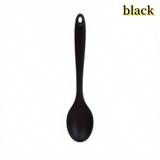 SHEIN 1pc, Silicone Spoon Set - Slotted, Soup, Coffee, Milk, Stirring Spoons For Buffet, Dinner, Party, Banquet - Washable, Reusable Tableware For Home, Res