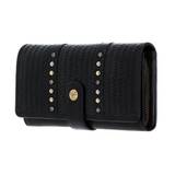 Perth Wallet with Flap Black