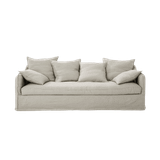 Cap Ferret | 4 pers. sofa i hør - New Line (grov vævning) / Corail (New Line)