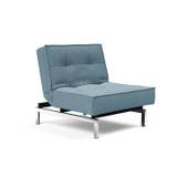 Innovation Splitback Styletto stol (525 Mixed Dance Light Blue, krom)