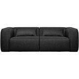 Moderne 3,5 personers sofa i polyester 246 x 96 cm - Mørkegrå