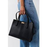Gina Tricot - Clean large bag - håndtasker- Black - ONESIZE - Female
