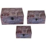 Signes Grimalt  Skuffer & Kurve Vintage World Boxes 3 Enheder  - Brun - One size