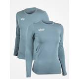 Uhip - Bamboo LS Tee Stormy Sea Blue - 42/M