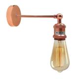Industriel rosa guld retro justerbare væglamper Vintage stil lampetlampe monteringssæt