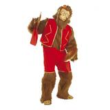 Crazy Monkey kostume - Størrelse: M/L (170-185 cm)